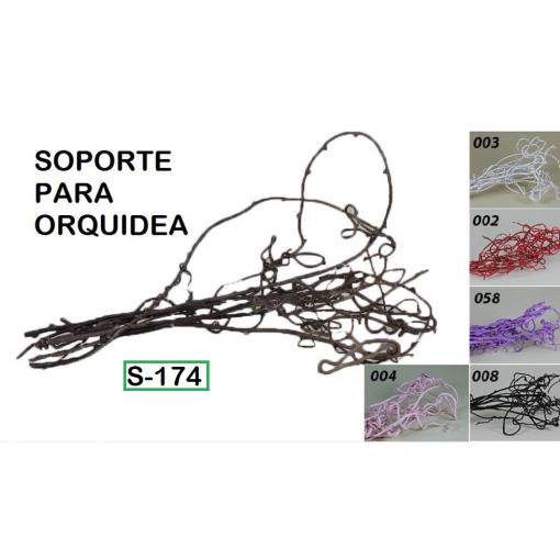 SOPORTE ORQUIDEA x 10 h.75 cm